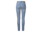 Blauwe skinny jeans voor dames.