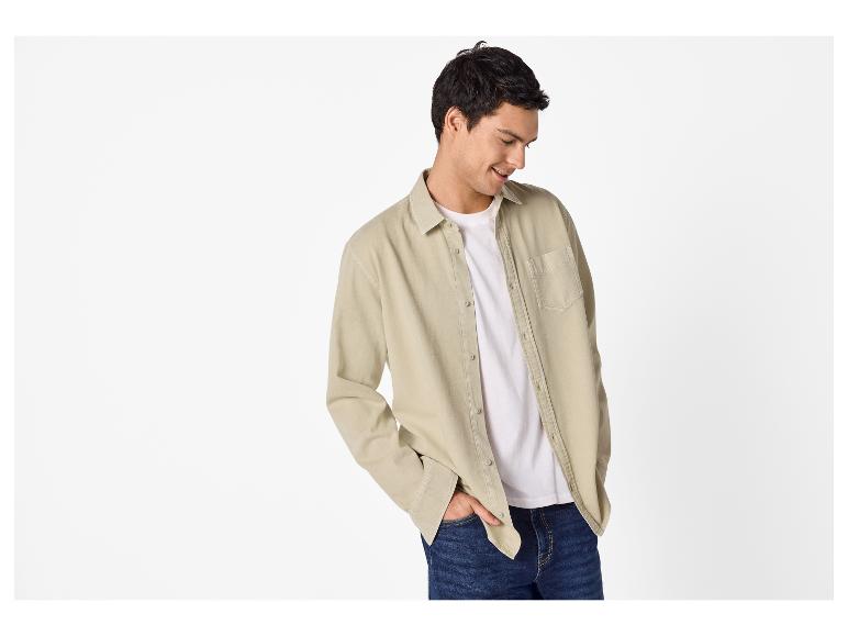 Denim heren overhemd