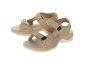 Beige dames sandalen, sportieve stijl.