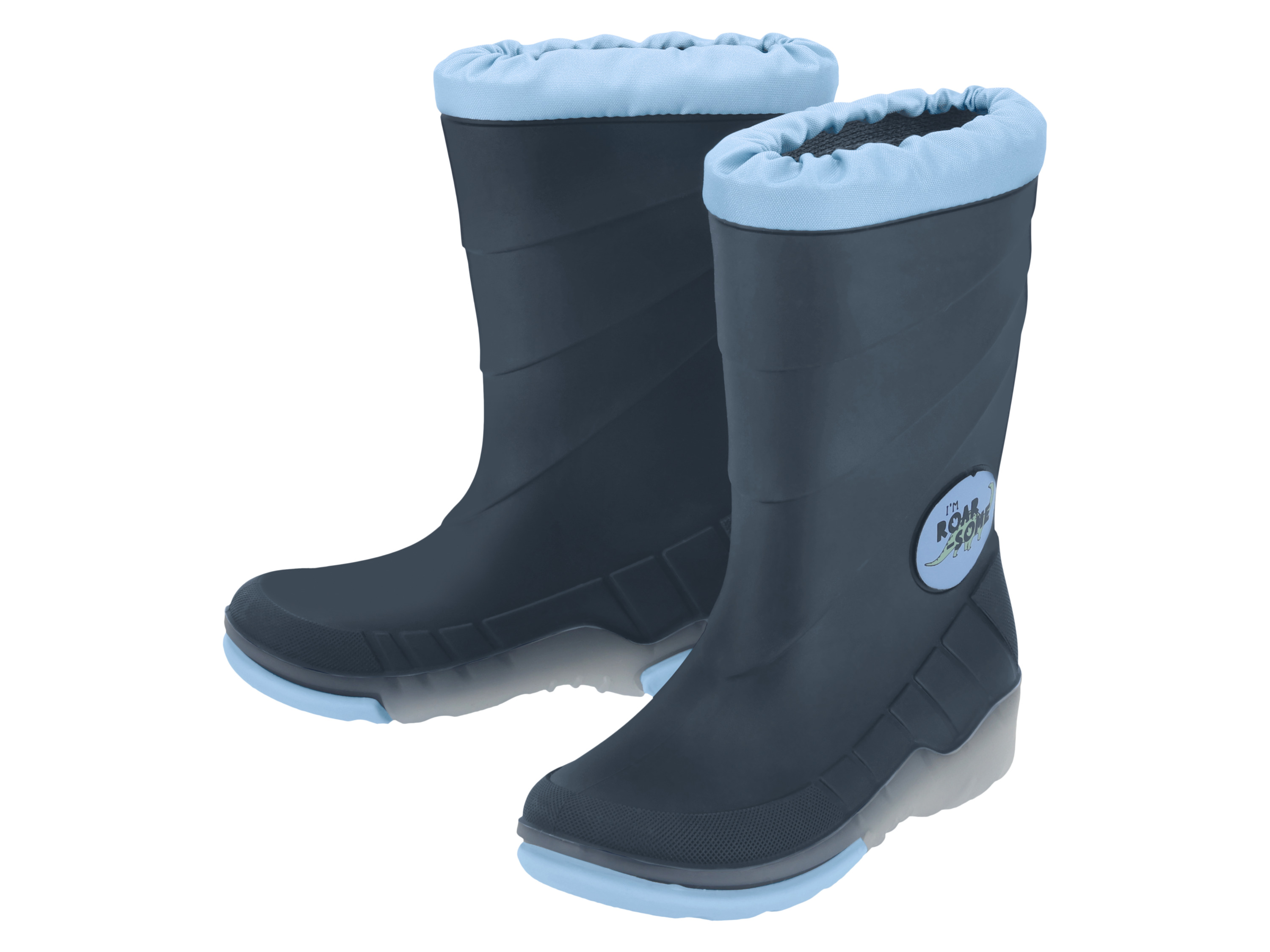 lupilu Kinder regenlaarzen met licht (Marineblauw, 24/25)