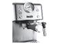 De'Longhi roestvrijstalen espressomachine met drukmeter en stoompijpje