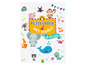 Puzzelboek met dieren en 100 stickers.