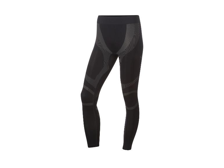 Zwarte trainingsbroek met geometrische details.