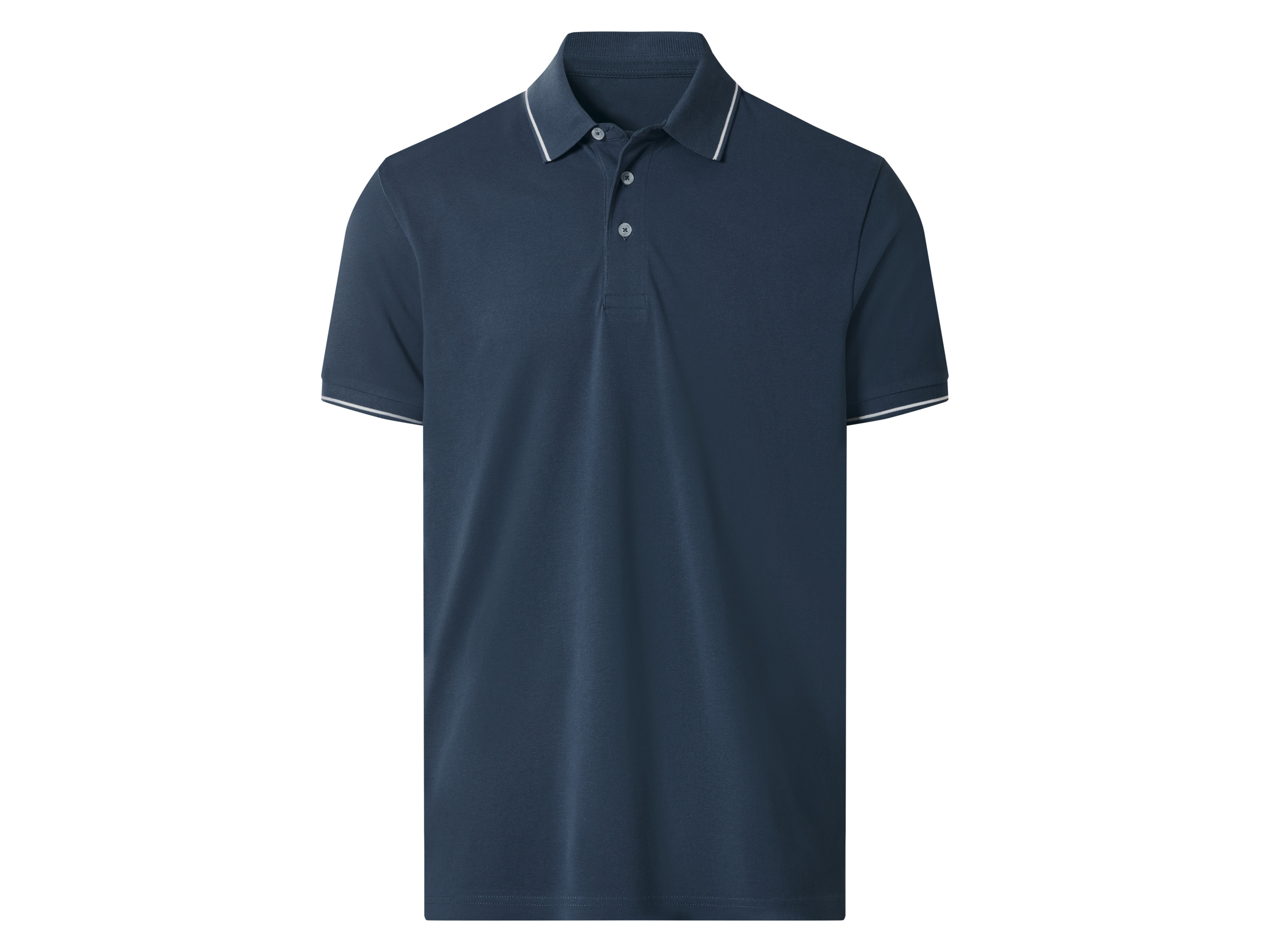 ESMARA MEN Heren piqué poloshirt (Marineblauw, S)