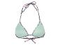 Driehoekige bikini top, tropische print.