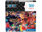 One Piece-puzzel van 500 stukjes met een kleurrijke anime-afbeelding.