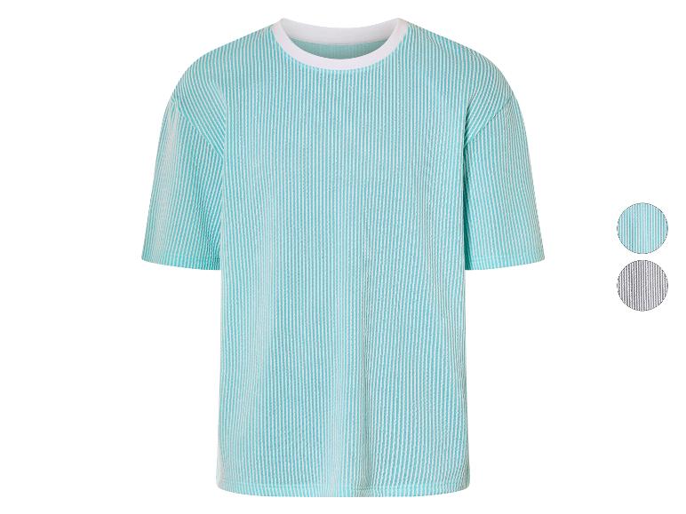 Gestreepte T-shirts, oversized pasvorm, diverse kleuren.