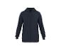 Donkerblauwe hoodie met rits