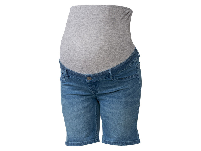 Ga naar volledige schermweergave: esmara® Dames zwangerschaps jeansshorts - afbeelding 4