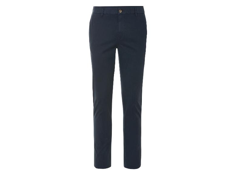 Elegante donkerblauwe chino's voor heren.
