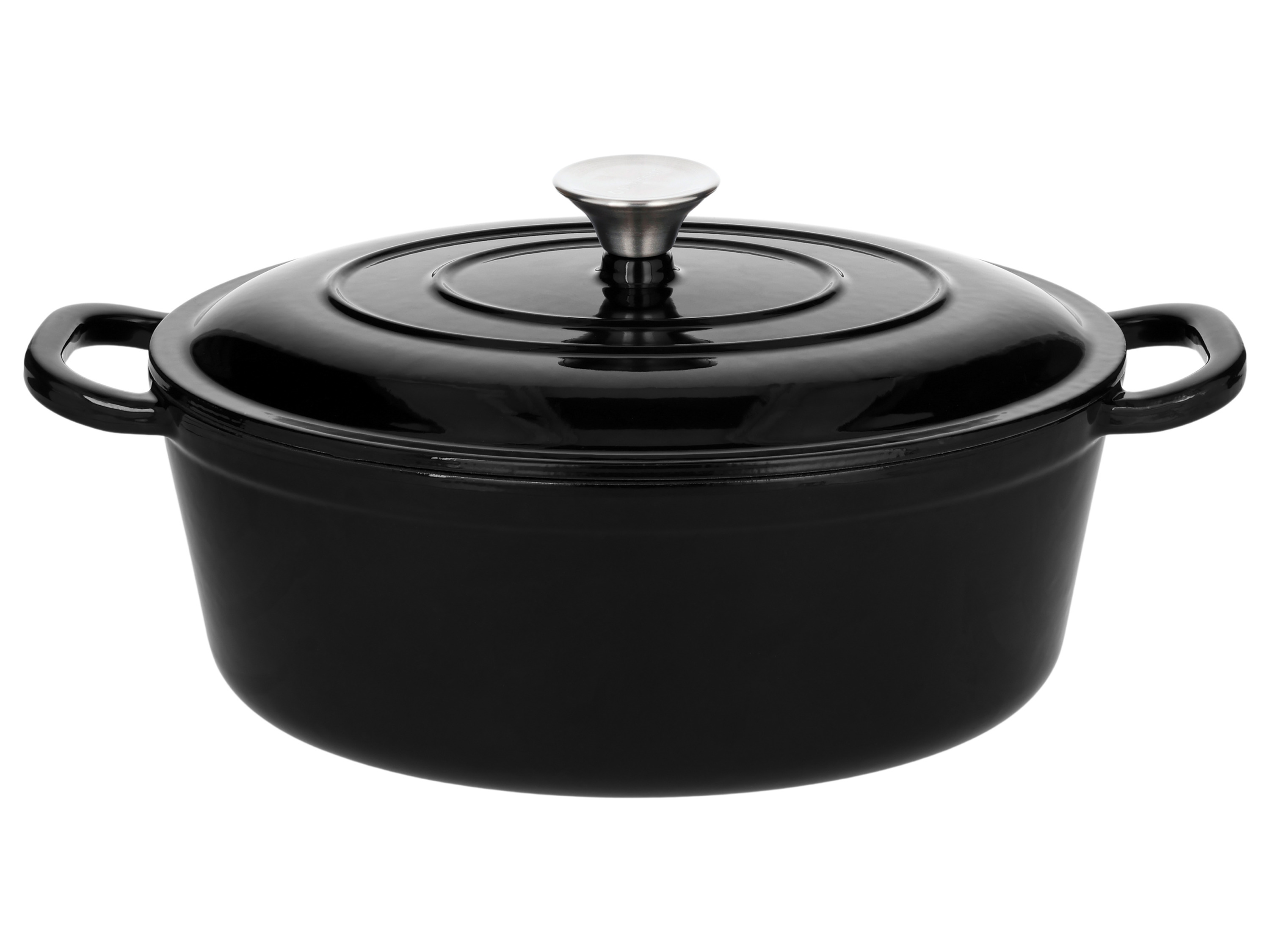 SILVERCREST Gietijzeren braadpan 29 cm 4,2 L (Zwart)