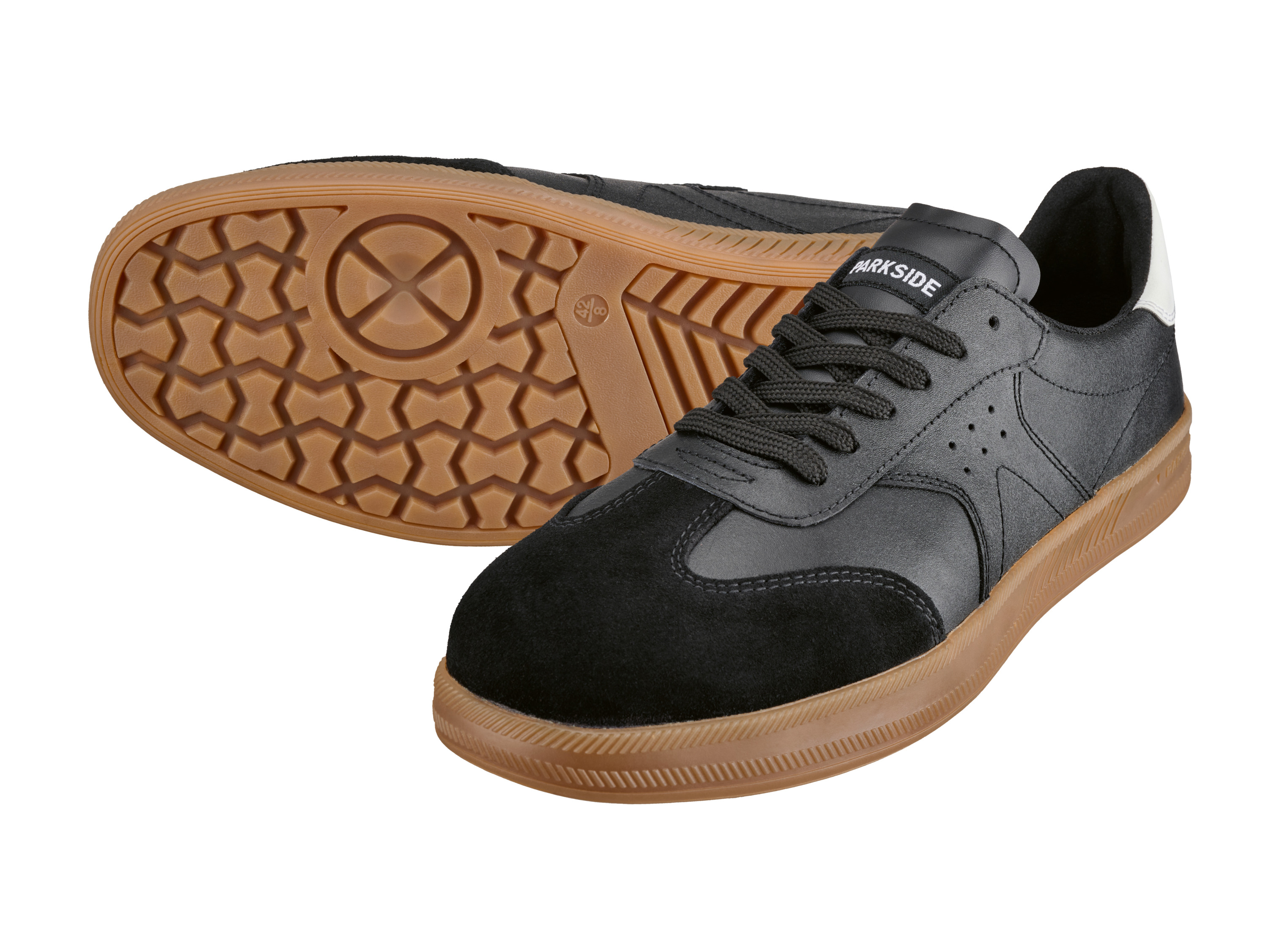 PARKSIDE Heren werkschoenen S1, van leer (Zwart, 41)