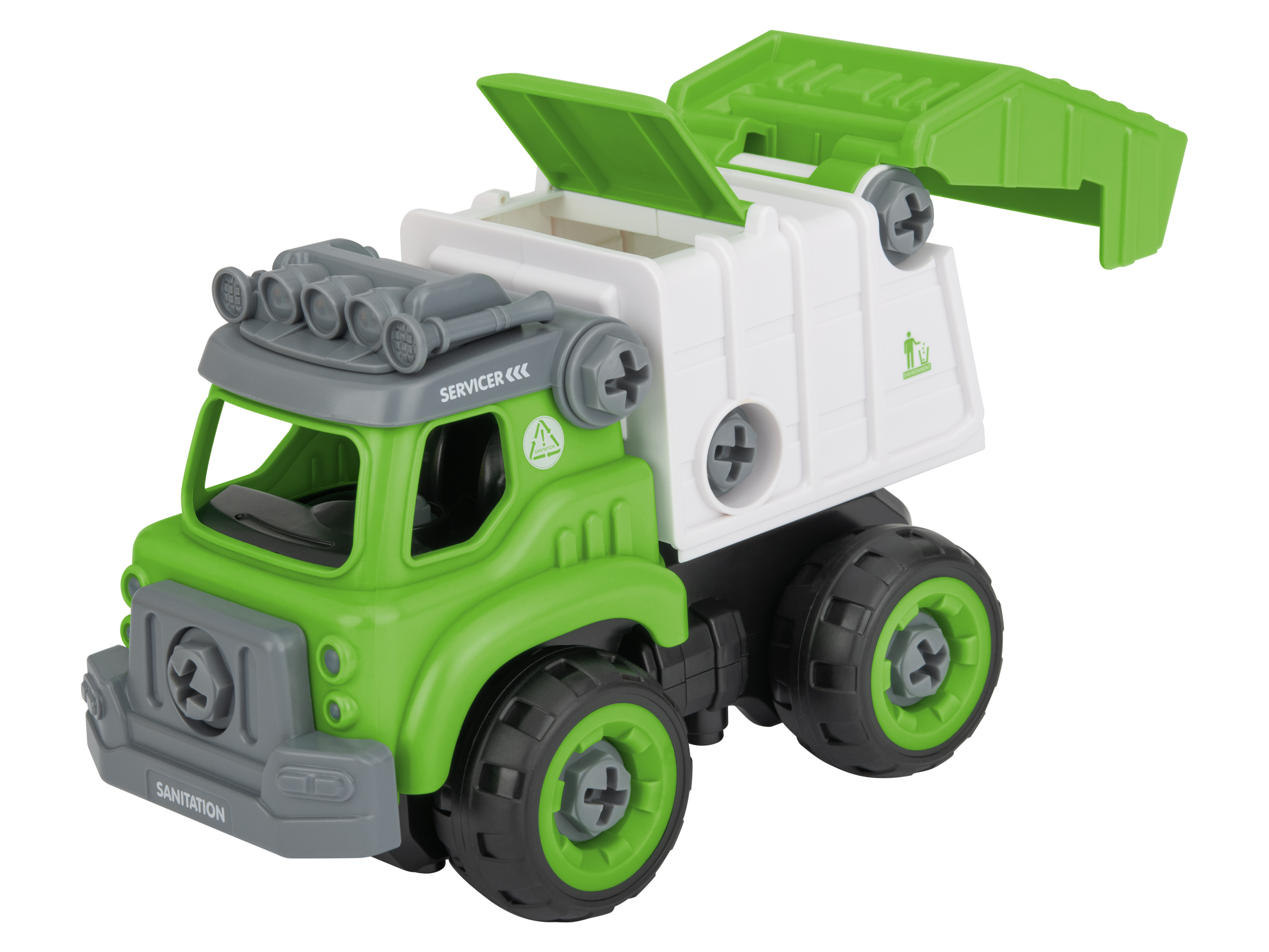 lupilu Bouwset bestuurbare auto (Vuilniswagen) afbeelding