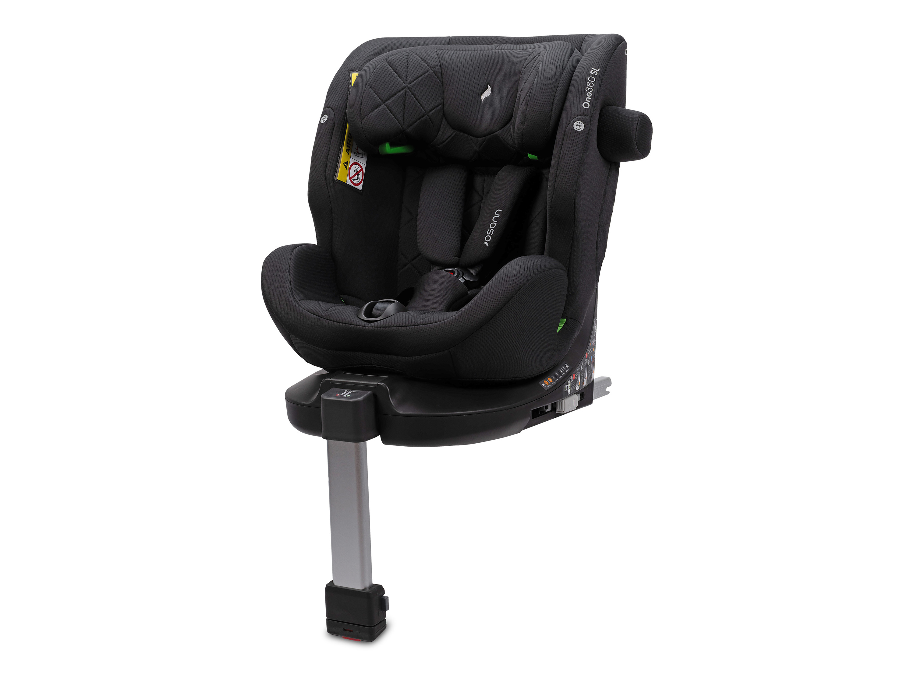 OSANN Kinderstoel auto One360 SL, IsoFix, 0-12 jaar (All Black)