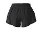 Zwarte sportshorts met elastische tailleband en mesh details.