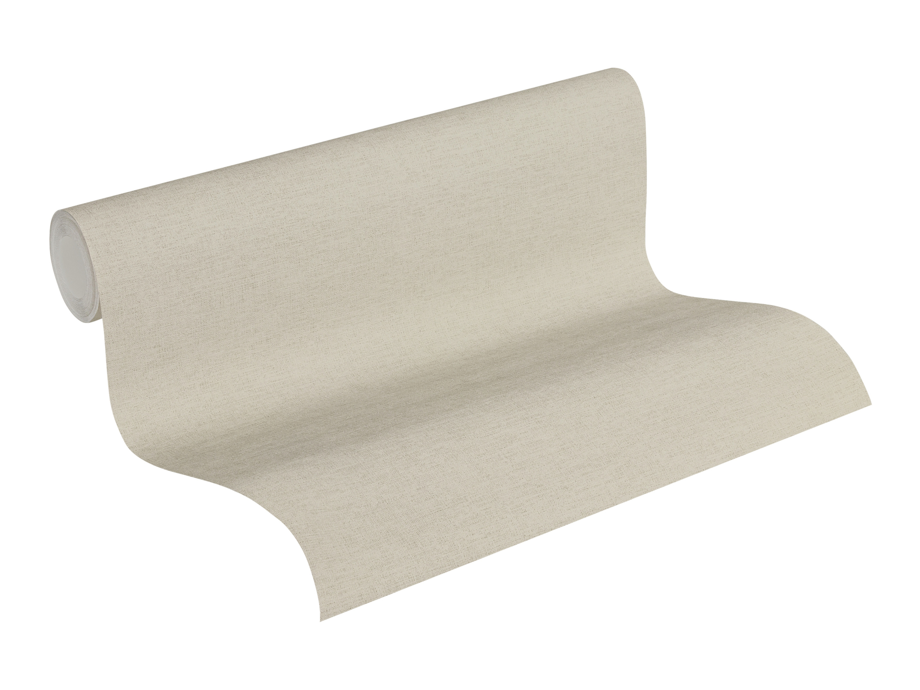 AS CRÉATION Vliesbehang 10,05 m x 53 cm (Warm crème, 10,05 x 0,53 m)