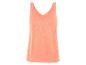 Linnen tanktop, perzikkleurig.