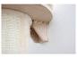Houten kattenplank met sisal krabpaal en imitatiebontrand.