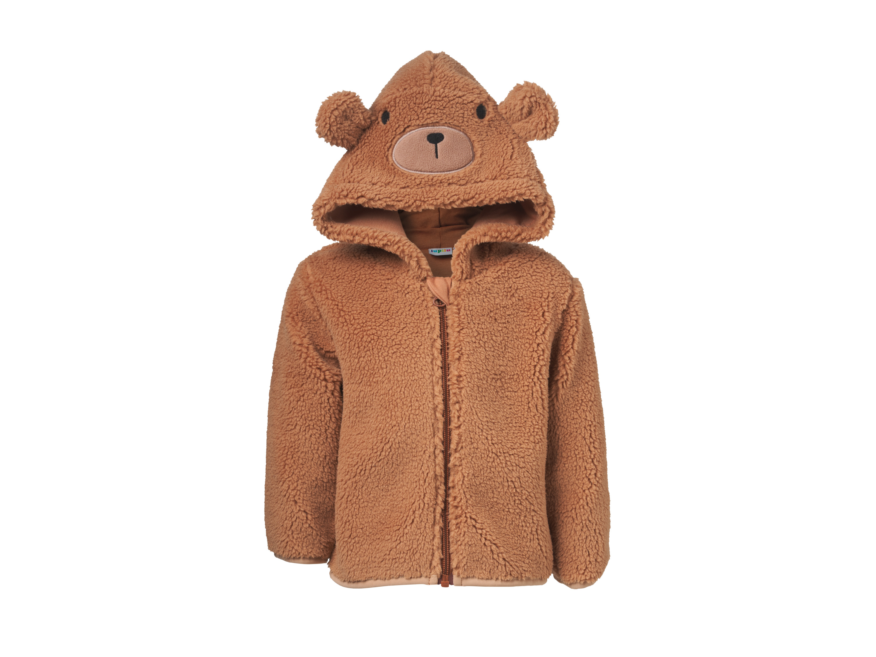 LUPILU Baby teddy jasje (Bruin, 62/68)
