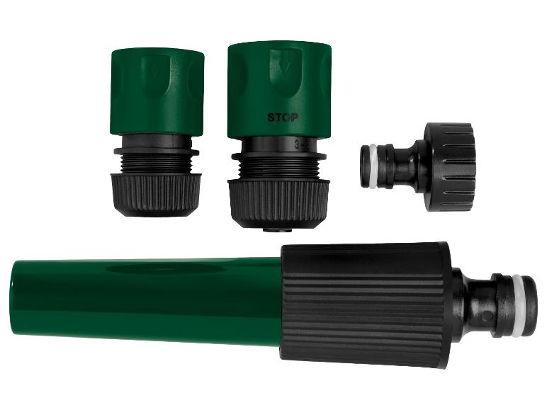 Tuin giet set: koppelingen, waterstop en lans.
