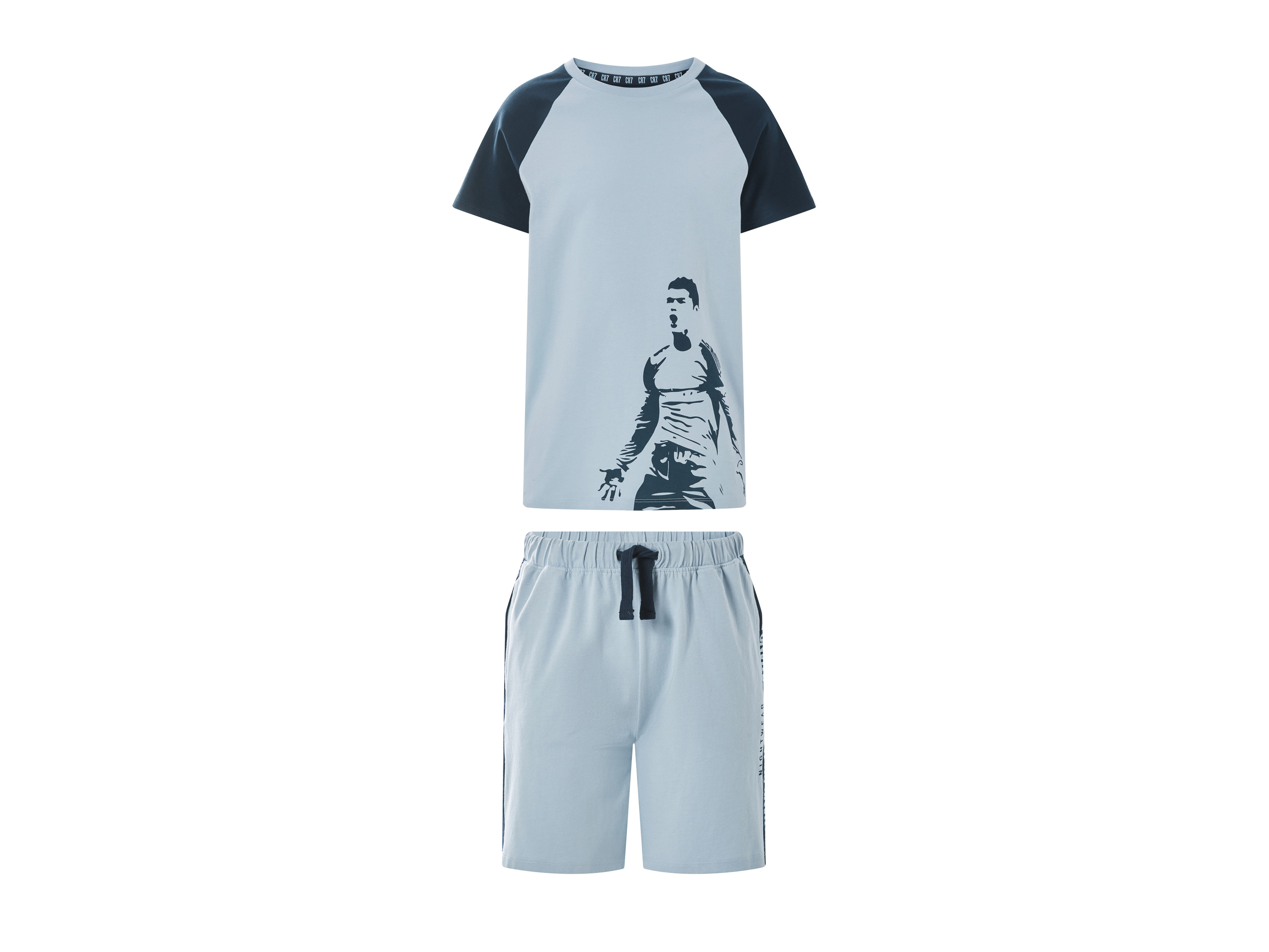 CR7 Kinder shortama - katoen (Blauw, 110/116)