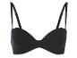 Zwarte strapless bh.