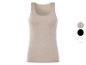 Een beige tanktop voor dames.