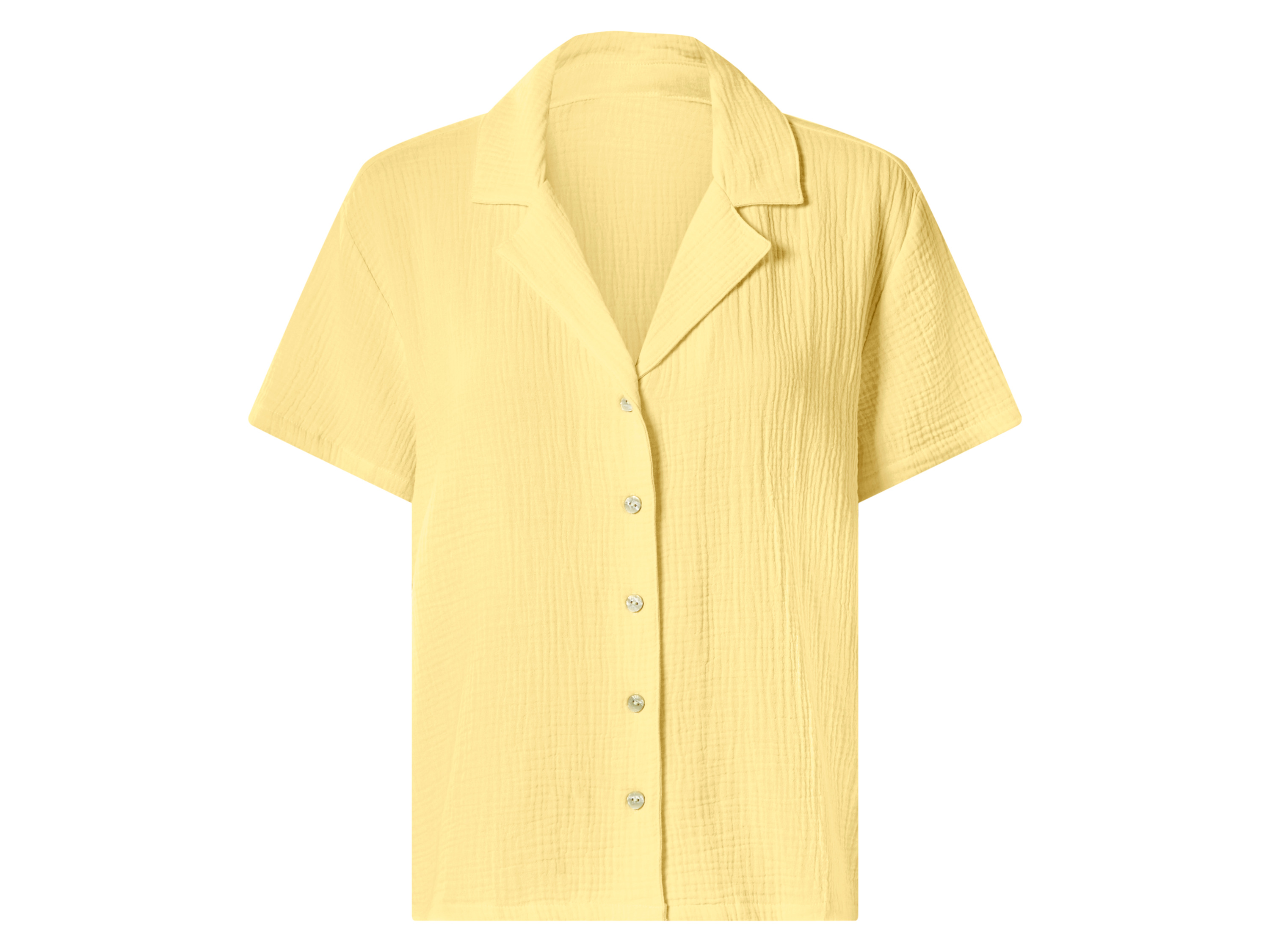 ESMARA Dames mousseline blouse (Geel, M (40/42))