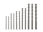Een set van verschillende boorbits voor hout en metaal.