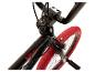 Zwarte BMX-fiets met rode banden en neco®-merk