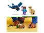 Lego Minecraft speelset met een vliegende Enderman, een lama en een figuur.