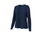 Donkerblauwe damesshirt met lange mouwen