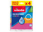 Vileda microvezeldoeken in verschillende kleuren, 4 stuks.