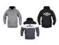 Drie hoodies, waaronder een Umbro met witte strepen.