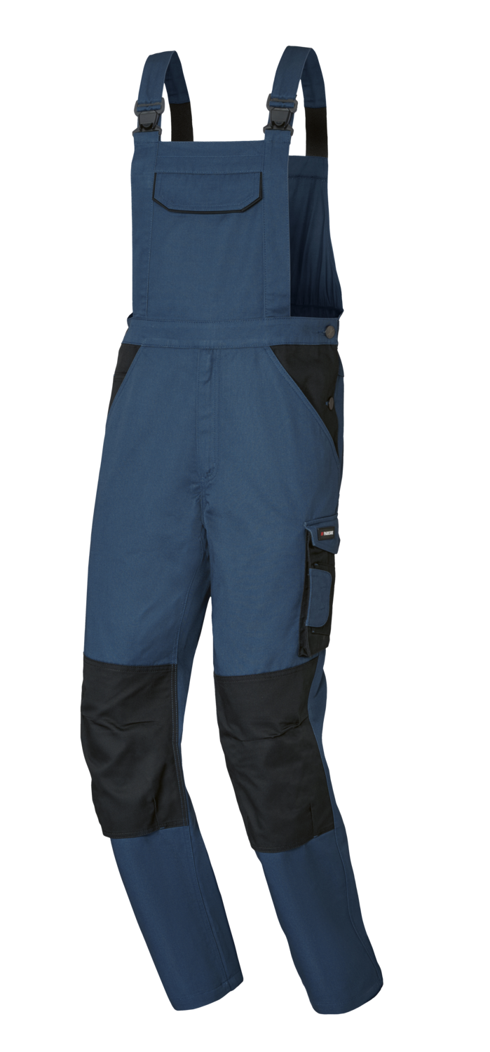 PARKSIDE Heren gevoerde werkbroek (Zwart/blauw, M)