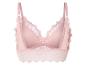 Lichtroze bh met kant.