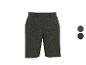 Heren shorts met patroon in donker kaki en donkerblauw.