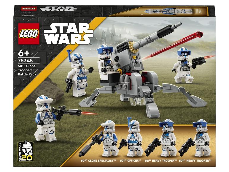 LEGO Star Wars gevechtspack: 501e kloon troepen met kanon.