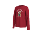 Rode longsleeve met een print van een teddybeer en de tekst Christmas Club
