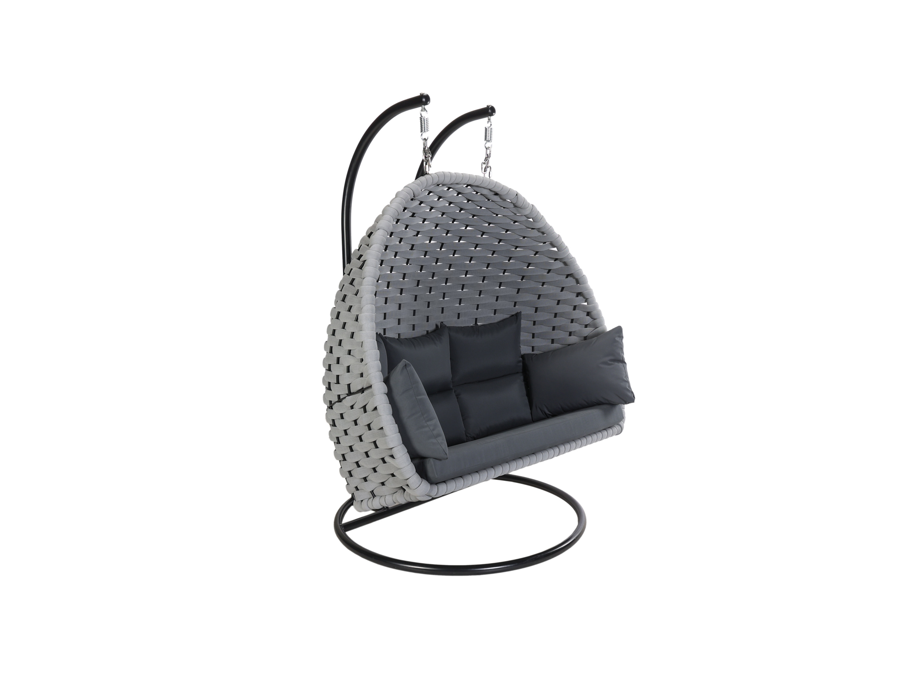 HOME DELUXE Hangstoel met frame Cadeira (2-zits)