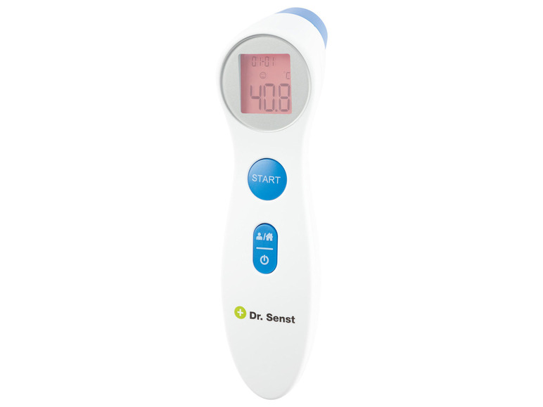 Ga naar volledige schermweergave: Dr. Senst Voorhoofd-thermometer, 2in1, met infrarood-sensor - afbeelding 2