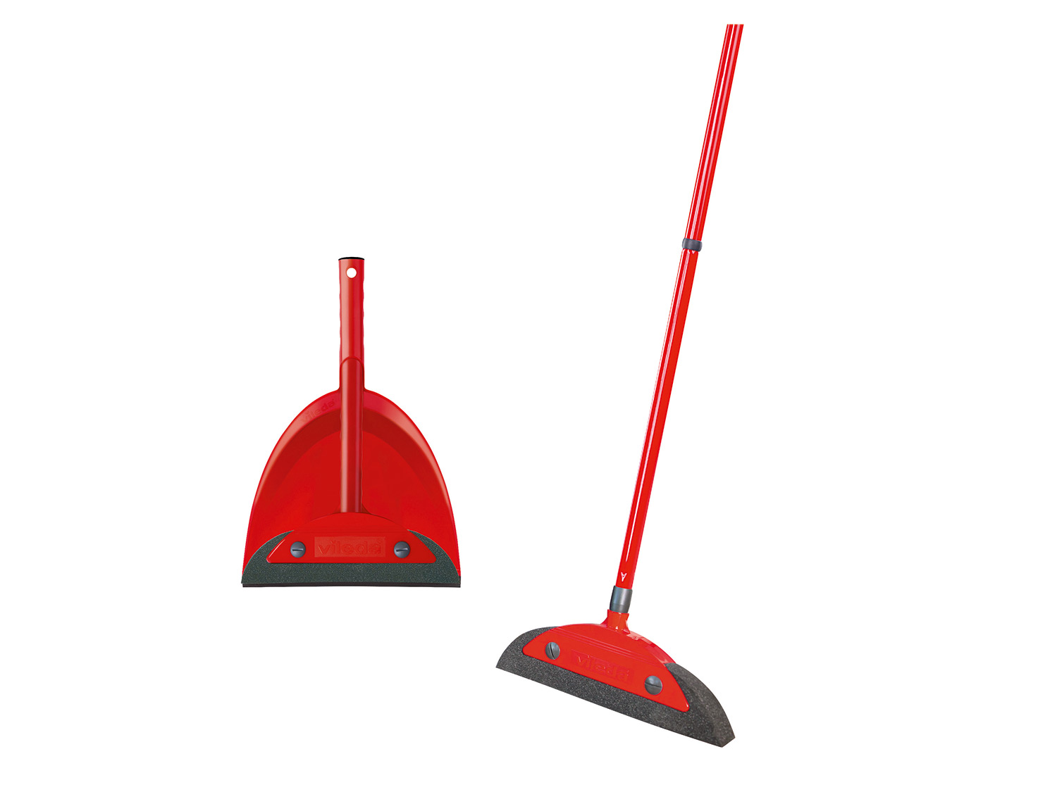VILEDA Superfeger Classic bezem + stoffer en blik