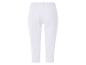 Witte cropped broek voor dames.