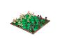Minecraft schaakspel van The Noble Collection met karakterfiguren op een groen bord.