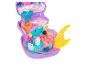 Polly Pocket compacte speelset in hartvorm, met pop en accessoires.
