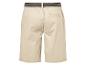 Beige shorts met elastische band.
