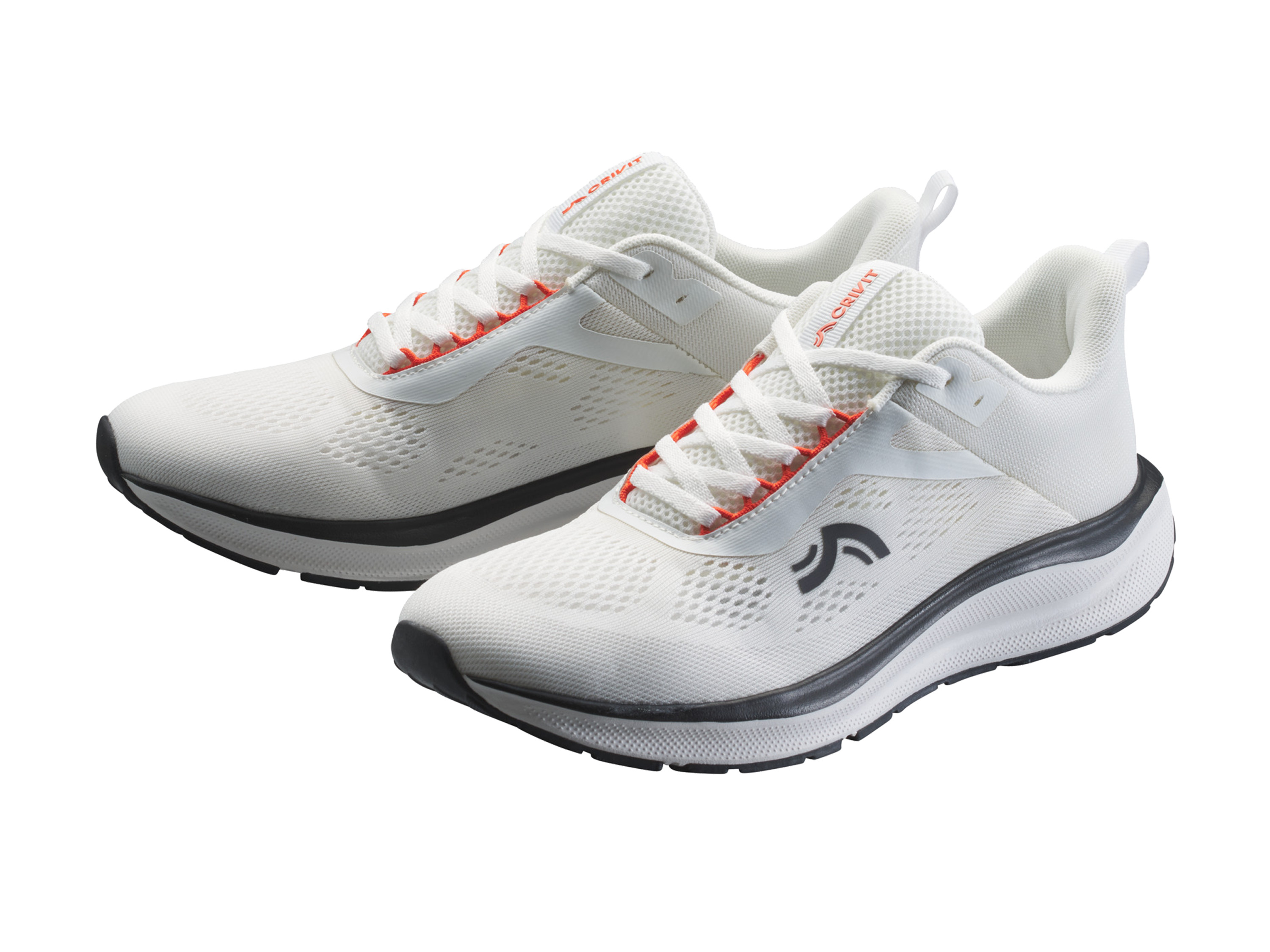 CRIVIT Heren hardloopschoenen (Wit, 42)