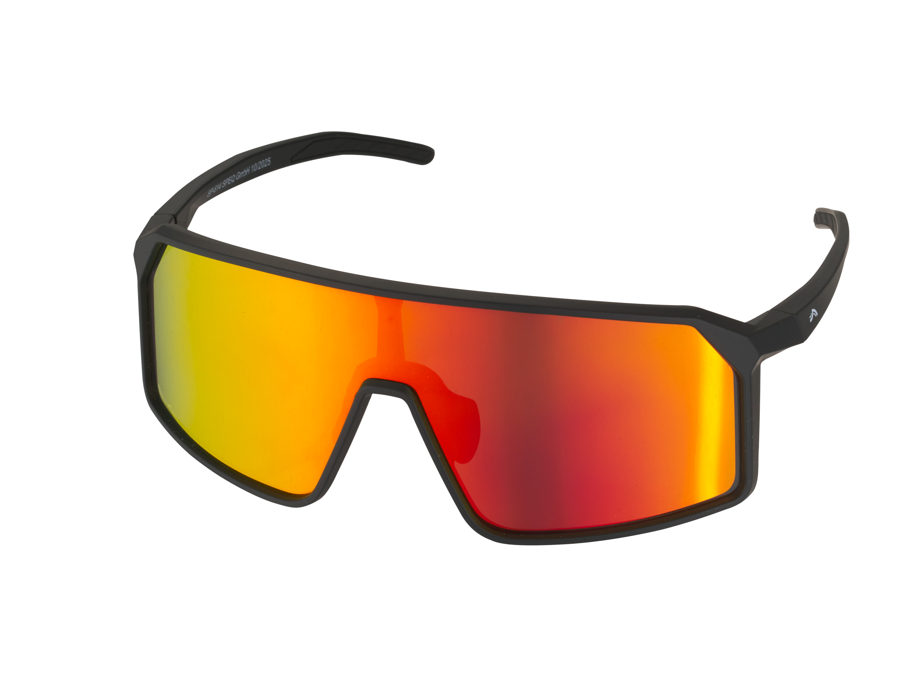 CRIVIT Sportbril (Fullframe, Zwart/oranje)