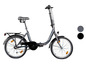 Zündapp Z-Fold vouwfiets met drager.