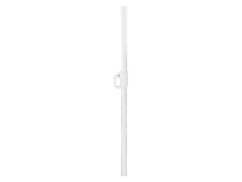 Witte parasolstok met handvat